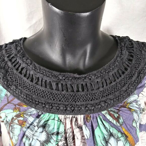 Meadow Rue for Anthropologie Floral Print Top - Small - Picture 3 of 6